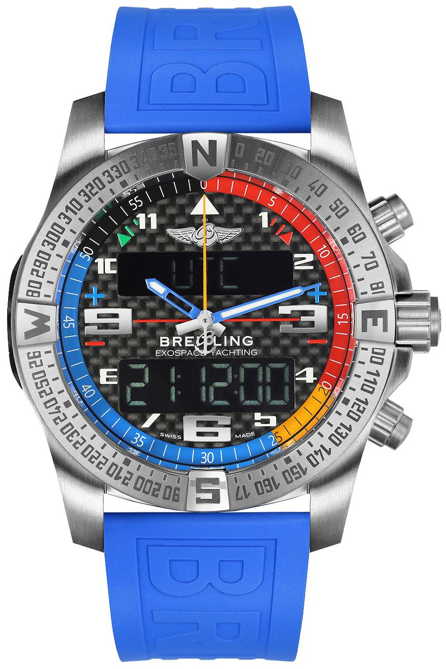 Review Breitling Exospace B55 Yachting Men's Sport Watch EB5512221B1S1